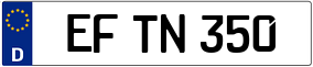 Truck License Plate